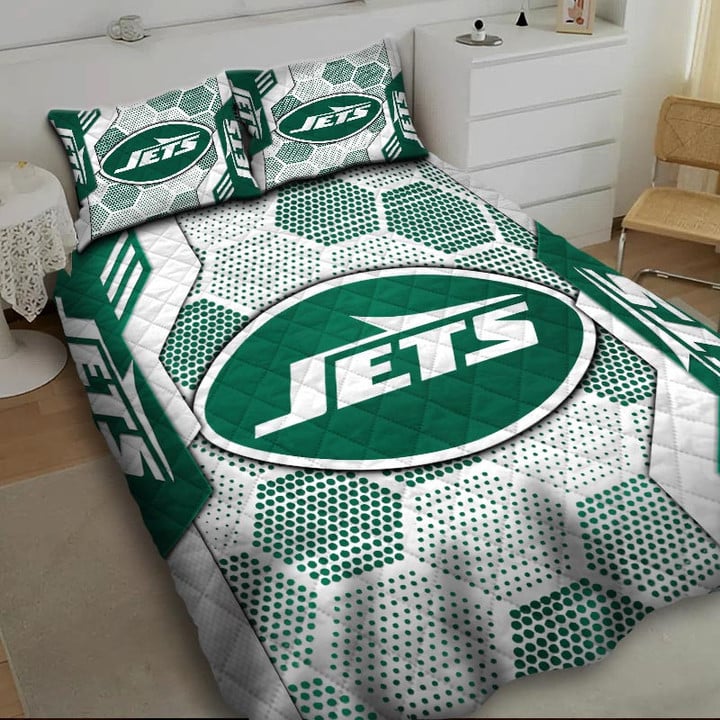 LIMITED EDITION - NEW PREMIUM NFL25 NYJ NEW YORK JETS BEDDING SET