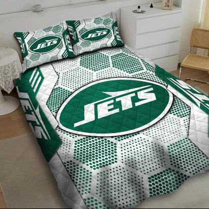 LIMITED EDITION - NEW PREMIUM NFL25 NYJ NEW YORK JETS BEDDING SET