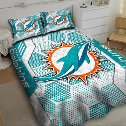 LIMITED EDITION - NEW PREMIUM NFL19 MDP MIAMI DOLPHINS BEDDING SET