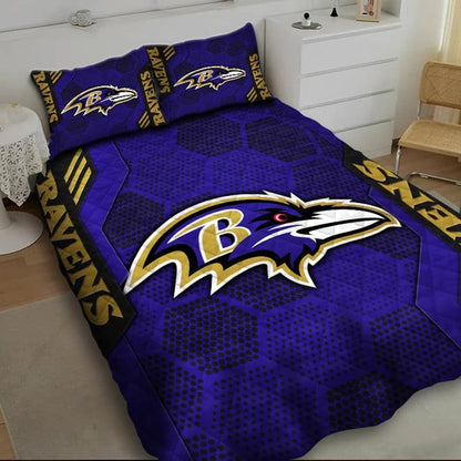 LIMITED EDITION - NEW PREMIUM NFL28 BTR BALTIMORE RAVENS BEDDING SET