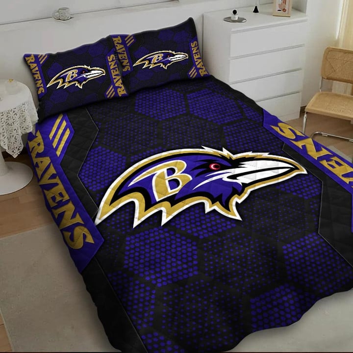 LIMITED EDITION - NEW PREMIUM NFL28 BTR BALTIMORE RAVENS BEDDING SET
