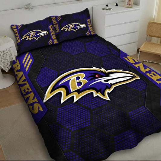 LIMITED EDITION - NEW PREMIUM NFL28 BTR BALTIMORE RAVENS BEDDING SET