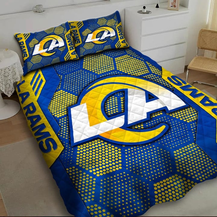 LIMITED EDITION - NEW PREMIUM NFL22 LAR LOS ANGELES RAMS BEDDING SET