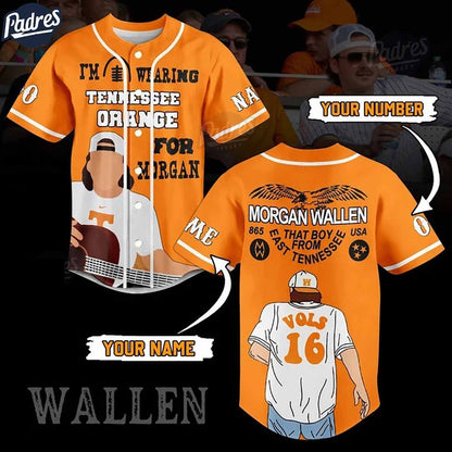 Morgan Wallen Baseball Jersey