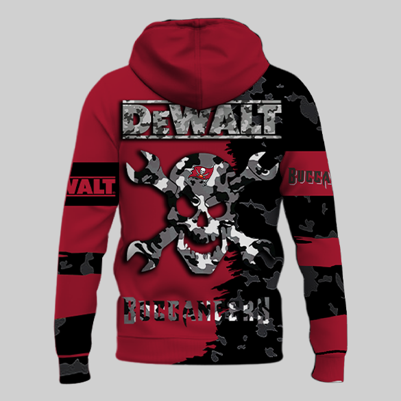 LIMITED EDITION - NEW CUSTOMIZED NFL10 TBB TAMPA BAY BUCCANEERS DEWALT UNISEX T-SHIRT, POLO, HOODIE & JACKETS