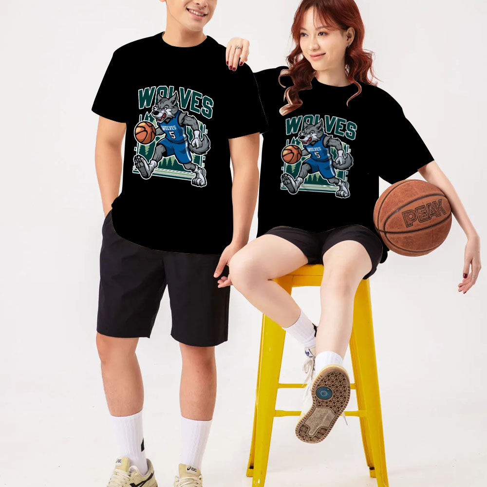 LIMITED EDITION - NEW CUSTOMIZED NBA05 MT MINNESOTA TIMBERWOLVES T-SHIRT