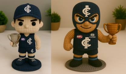LIMITED EDITION - NEW 08 CTB HANMADE CROCHET ( Size 12cm )