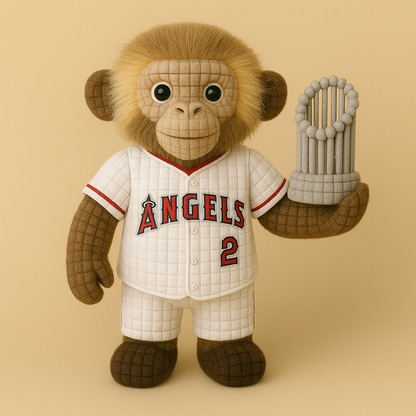 LIMITED EDITION - MLB 20 LAA LOS ANGELES ANGELS HANDMADE CROCHET