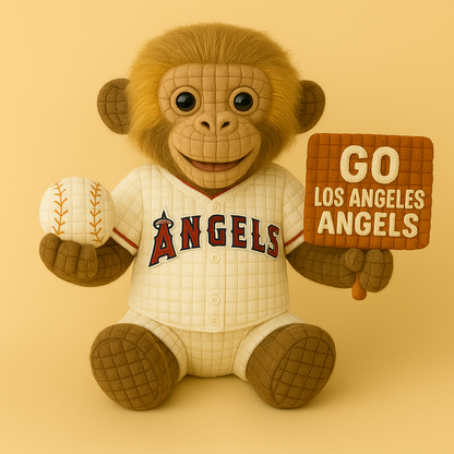LIMITED EDITION - MLB 20 LAA LOS ANGELES ANGELS HANDMADE CROCHET