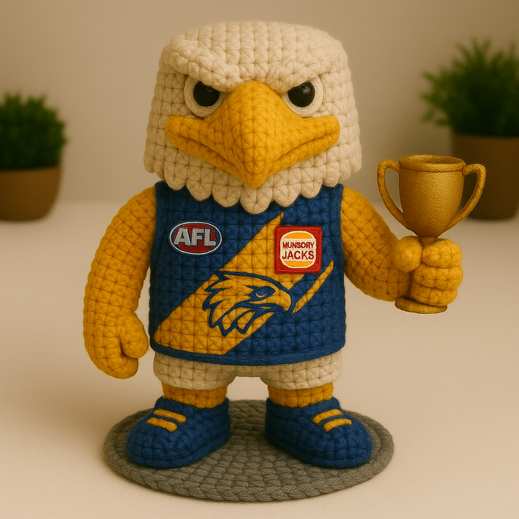 LIMITED EDITION - NEW 16 WCE HANMADE CROCHET ( Size 12cm )