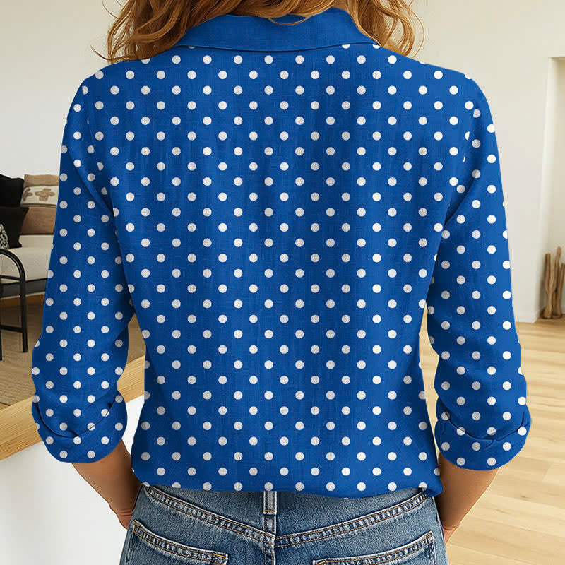 LIMITED EDITION - NEW 19 NSW CUSTOMIZED WOMEN'S LONG-SLEEVED BUTTON SHIRT