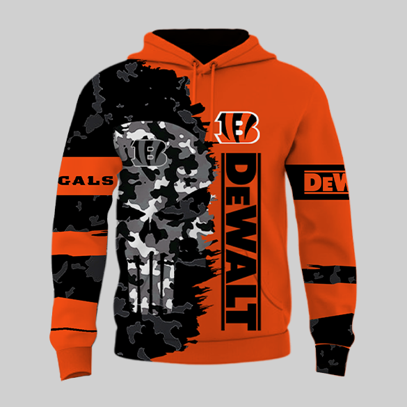 LIMITED EDITION - NEW CUSTOMIZED NFL16 CCB CINCINNATI BENGALS DEWALT UNISEX T-SHIRT, POLO, HOODIE & JACKETS