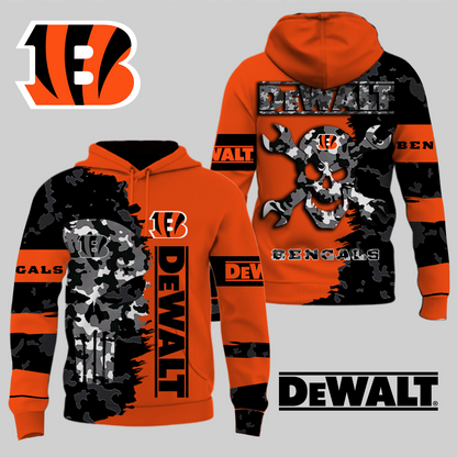 LIMITED EDITION - NEW CUSTOMIZED NFL16 CCB CINCINNATI BENGALS DEWALT UNISEX T-SHIRT, POLO, HOODIE & JACKETS