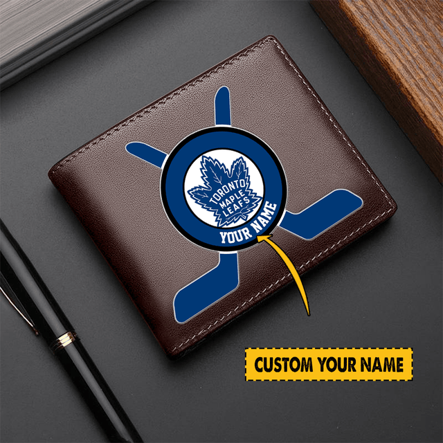 LIMITED EDITION - NEW CUSTOMIZED NHL23 TML TORONTO MAPLE LEAFS LEATHER WALLET