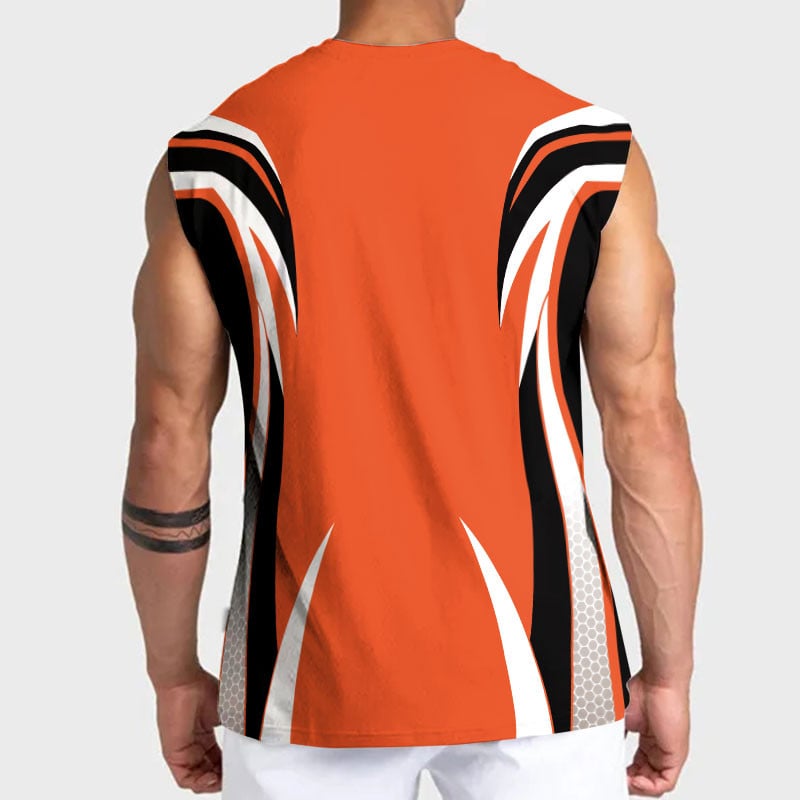 LIMITED EDITION - NEW CUSTOMIZED NFL16 CCB CINCINNATI BENGALS TANKTOP & GYM SHIRT