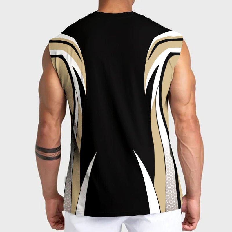 LIMITED EDITION - NEW CUSTOMIZED NFL24 NOS NEW ORLEANS SAINTS TANKTOP & GYM SHIRT