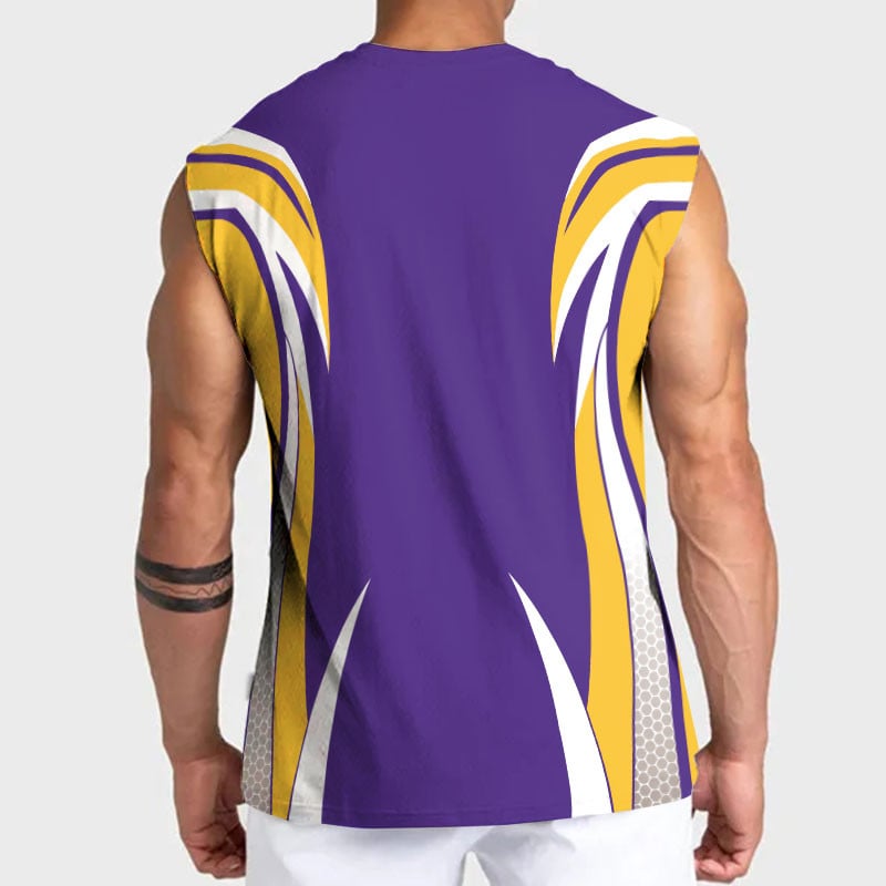 LIMITED EDITION - NEW CUSTOMIZED NFL05 MVK MINNESOTA VIKINGS TANKTOP & GYM SHIRT