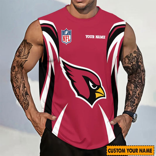 LIMITED EDITION - NEW CUSTOMIZED NFL20 ARC ARIZONA CARDINALS TANKTOP & GYM SHIRT