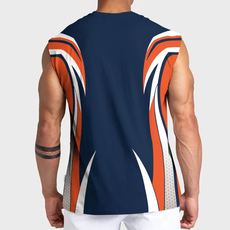 LIMITED EDITION - NEW CUSTOMIZED NFL13 DVB DENVER BRONCOS TANKTOP & GYM SHIRT