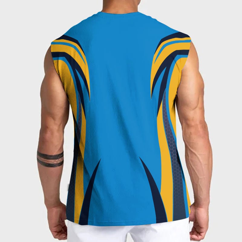 LIMITED EDITION - NEW CUSTOMIZED NFL09 LAC LOS ANGELES CHARGERS TANKTOP & GYM SHIRT