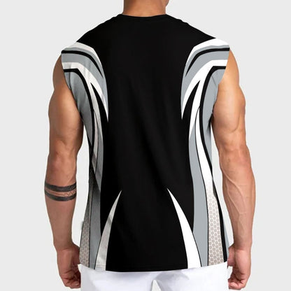 LIMITED EDITION - NEW CUSTOMIZED NFL07 LVR LAS VEGAS RAIDERS TANKTOP & GYM SHIRT