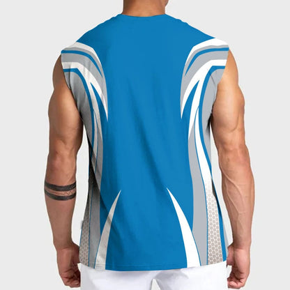 LIMITED EDITION - NEW CUSTOMIZED NFL04 DTL DETROIT LIONS TANKTOP & GYM SHIRT