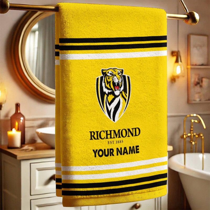 LIMITED EDITION - NEW 06 RTG PERSONALIZED BATH TOWEL GIFT FOR FANS