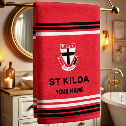 LIMITED EDITION - NEW 14 STKS PERSONALIZED BATH TOWEL GIFT FOR FANS