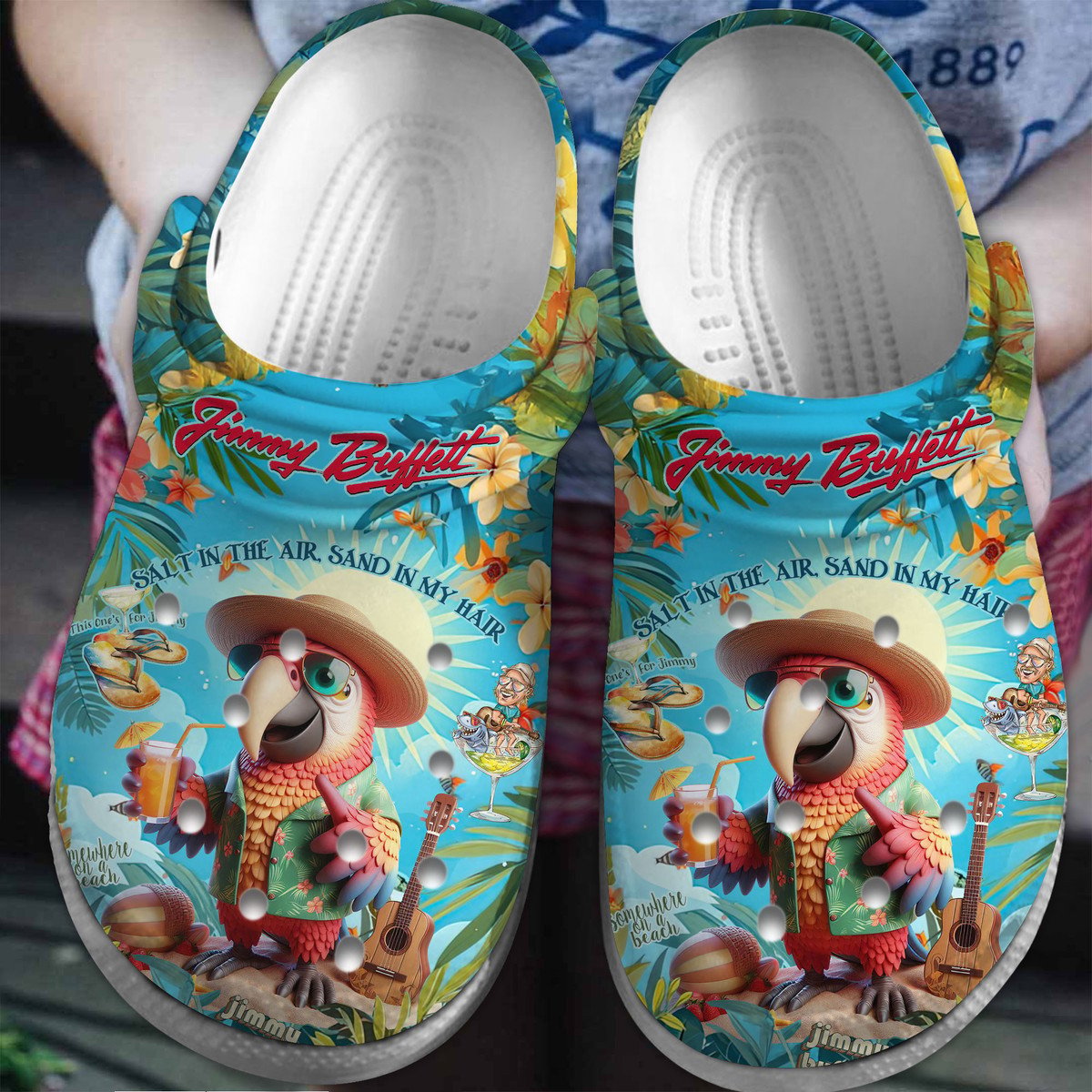 NEW PREMIUM JIMMY BUFFETT CLOGS SHOES
