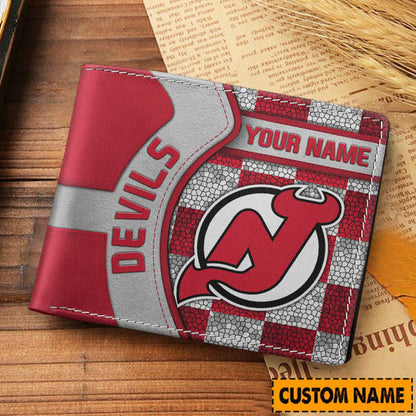 LIMITED EDITION - NEW CUSTOMIZED NHL06 NJD NEW JERSEY DEVILS 3D PRINTED WALLET