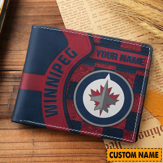 LIMITED EDITION - NEW CUSTOMIZED NHL21 WPJ WINNIPEG JETS 3D PRINTED WALLET