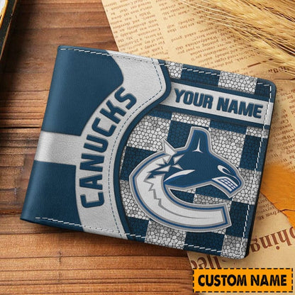 LIMITED EDITION - NEW CUSTOMIZED NHL19 VCC VANCOUVER CANUCKS 3D PRINTED WALLET