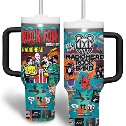 LIMITED EDITION - NEW CUSTOMIZED RADIOHEAD 40 OZ TUMBLER