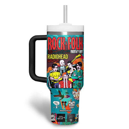LIMITED EDITION - NEW CUSTOMIZED RADIOHEAD 40 OZ TUMBLER