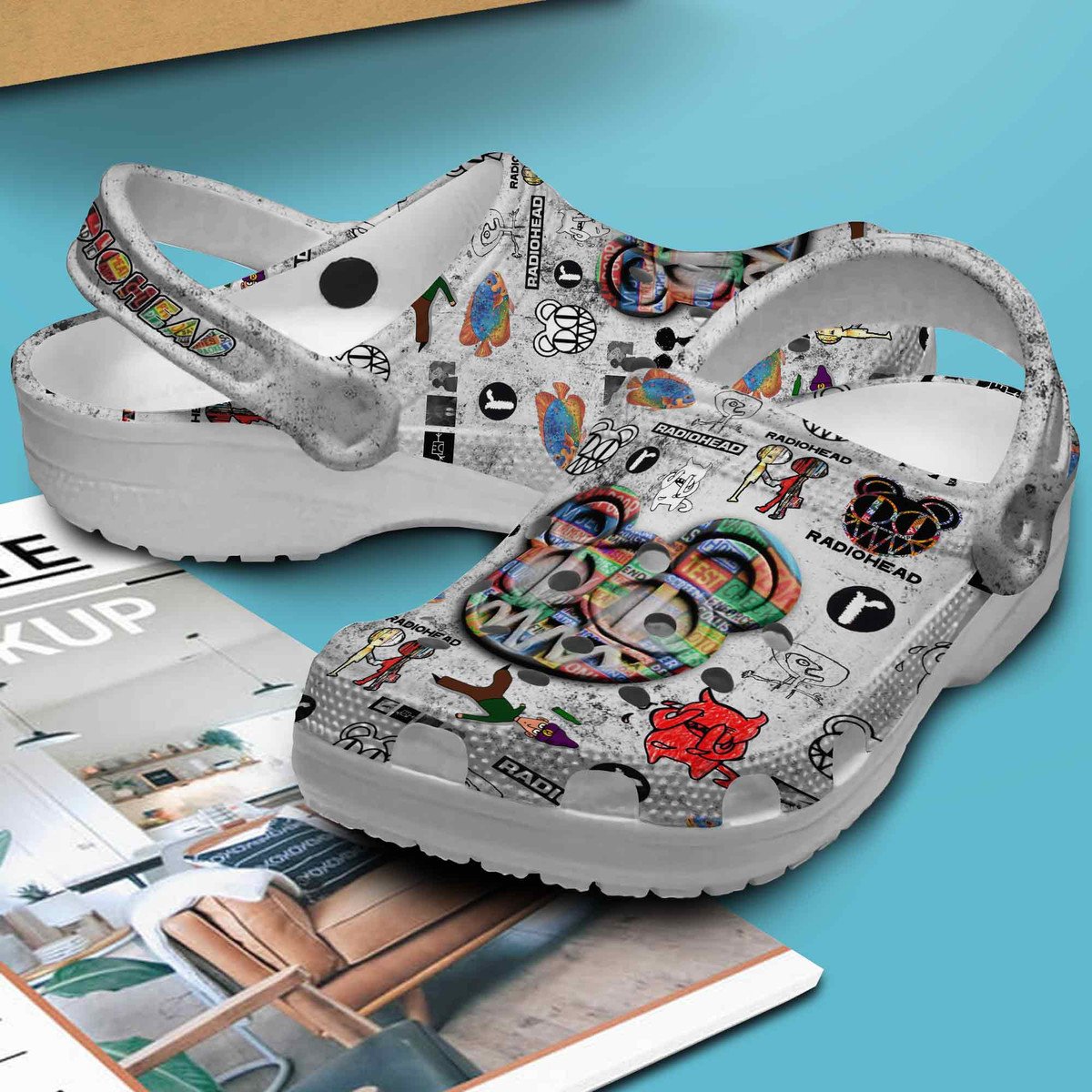 NEW PREMIUM RADIOHEAD CLOGS SHOES