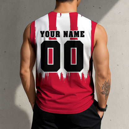 LIMITED EDITION - NEW CUSTOMIZED NHL08 CBH CHICAGO BLACKHAWKS TANK TOP & GYM SHIRT