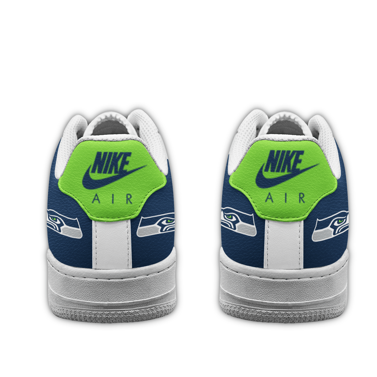 LIMITED EDITION - NEW CUSTOMIZED NFL06 SSH SEATTLE SEAHAWKS AF1 SNEAKERS
