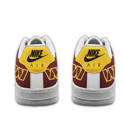 LIMITED EDITION - NEW CUSTOMIZED NFL12 WTC WASHINGTON COMMANDERS AF1 SNEAKERS