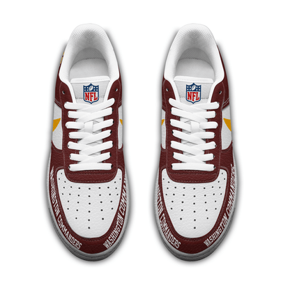 LIMITED EDITION - NEW CUSTOMIZED NFL12 WTC WASHINGTON COMMANDERS AF1 SNEAKERS