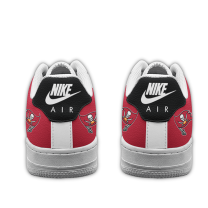 LIMITED EDITION - NEW CUSTOMIZED NFL10 TBB TAMPA BAY BUCCANEERS AF1 SNEAKERS