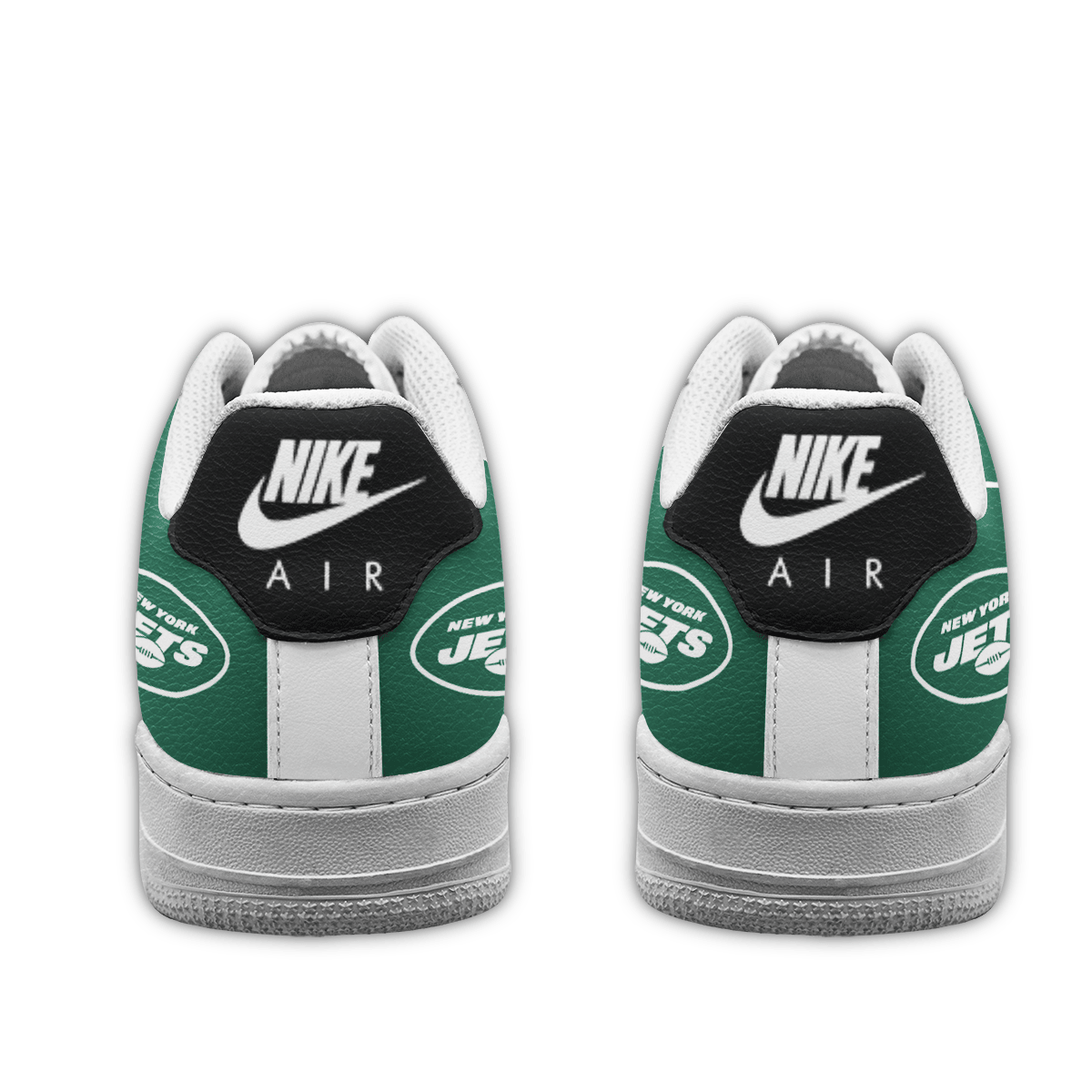 LIMITED EDITION - NEW CUSTOMIZED NFL25 NYJ NEW YORK JETS AF1 SNEAKERS