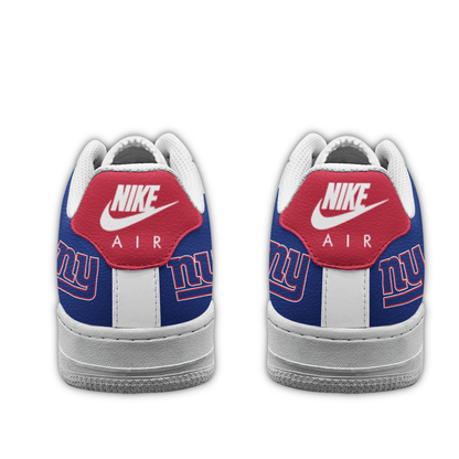 LIMITED EDITION - NEW CUSTOMIZED NFL32 NYG NEW YORK GIANTS AF1 SNEAKERS