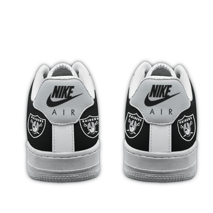 LIMITED EDITION - NEW CUSTOMIZED NFL07 LVR LAS VEGAS RAIDERS AF1 SNEAKERS
