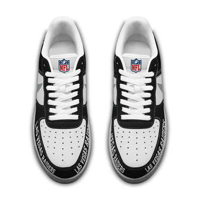 LIMITED EDITION - NEW CUSTOMIZED NFL07 LVR LAS VEGAS RAIDERS AF1 SNEAKERS