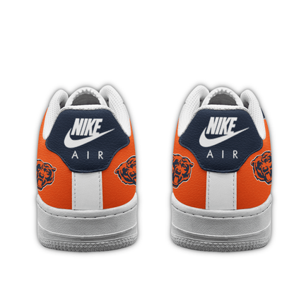 LIMITED EDITION - NEW CUSTOMIZED NFL26 CCB CHICAGO BEARS AF1 SNEAKERS