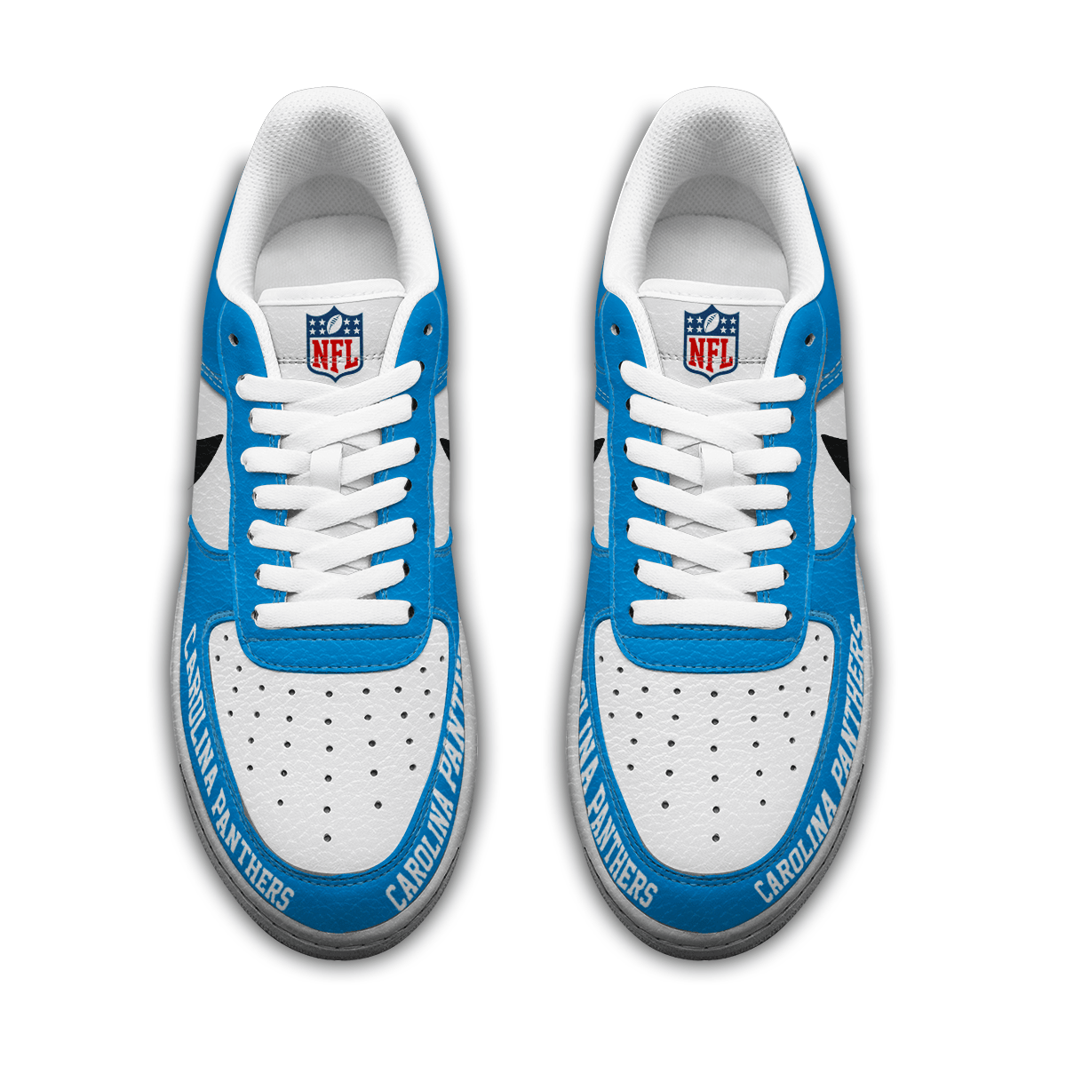 LIMITED EDITION - NEW CUSTOMIZED NFL23 CLP CAROLINA PANTHERS AF1 SNEAKERS