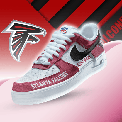 LIMITED EDITION - NEW CUSTOMIZED NFL18 ATF ATLANTA FALCONS AF1 SNEAKERS