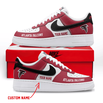 LIMITED EDITION - NEW CUSTOMIZED NFL18 ATF ATLANTA FALCONS AF1 SNEAKERS
