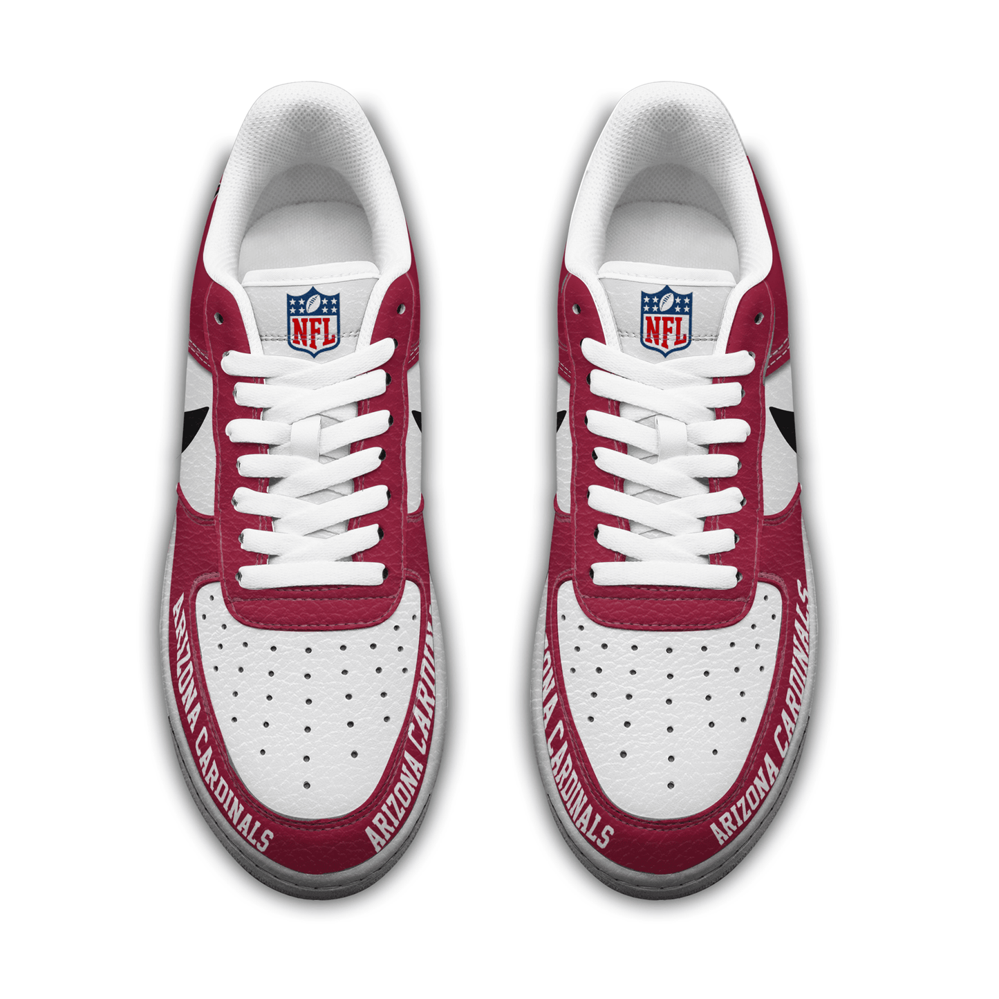 LIMITED EDITION - NEW CUSTOMIZED NFL20 ARC ARIZONA CARDINALS AF1 SNEAKERS