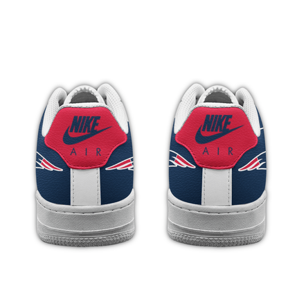 LIMITED EDITION - NEW CUSTOMIZED NFL27 NEP NEW ENGLAND PATRIOTS AF1 SNEAKERS